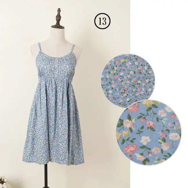 Women Summer Floral Dress Korean Style Stylish