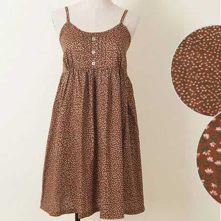 Women Summer Floral Dress Korean Style Stylish