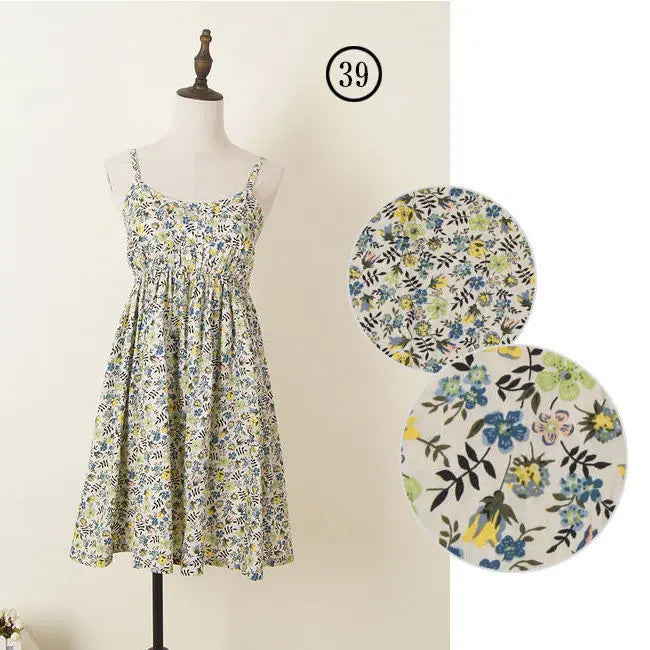 Women Summer Floral Dress Korean Style Stylish