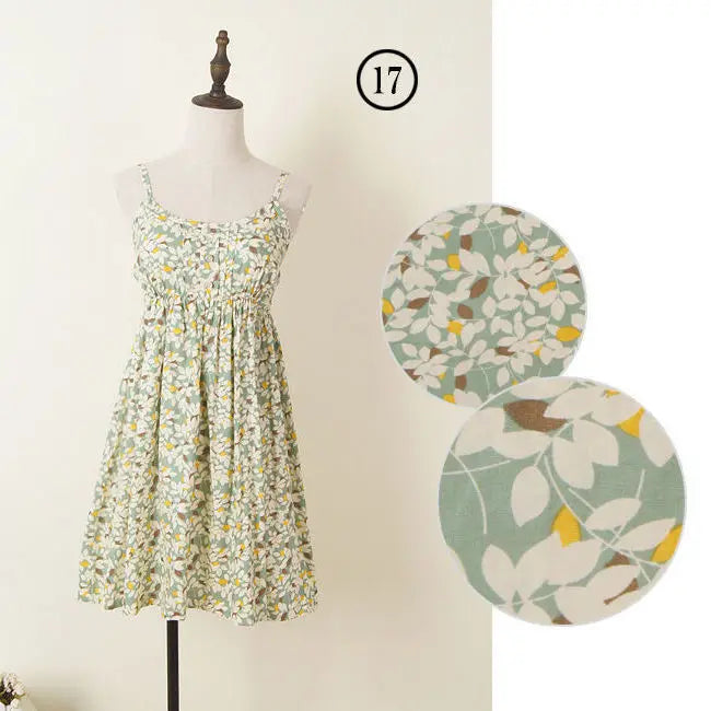 Women Summer Floral Dress Korean Style Stylish