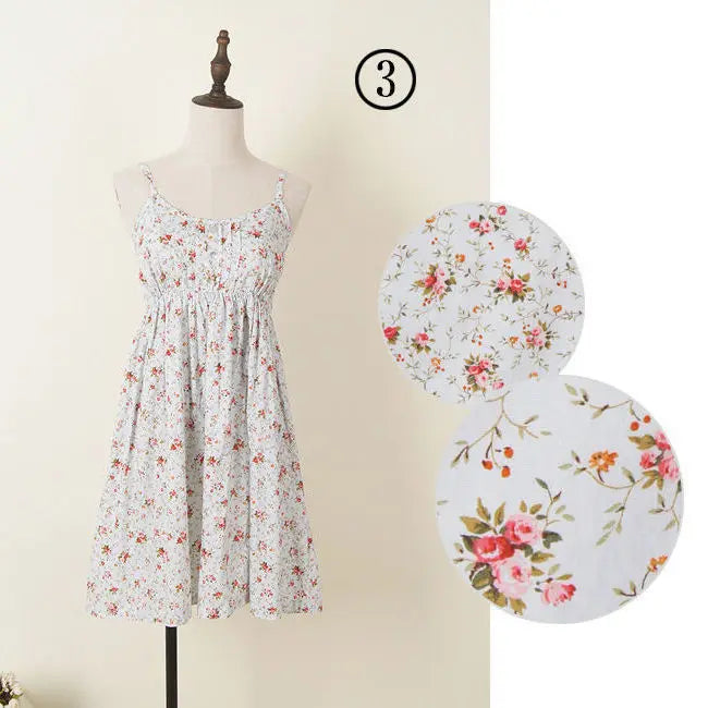 Women Summer Floral Dress Korean Style Stylish