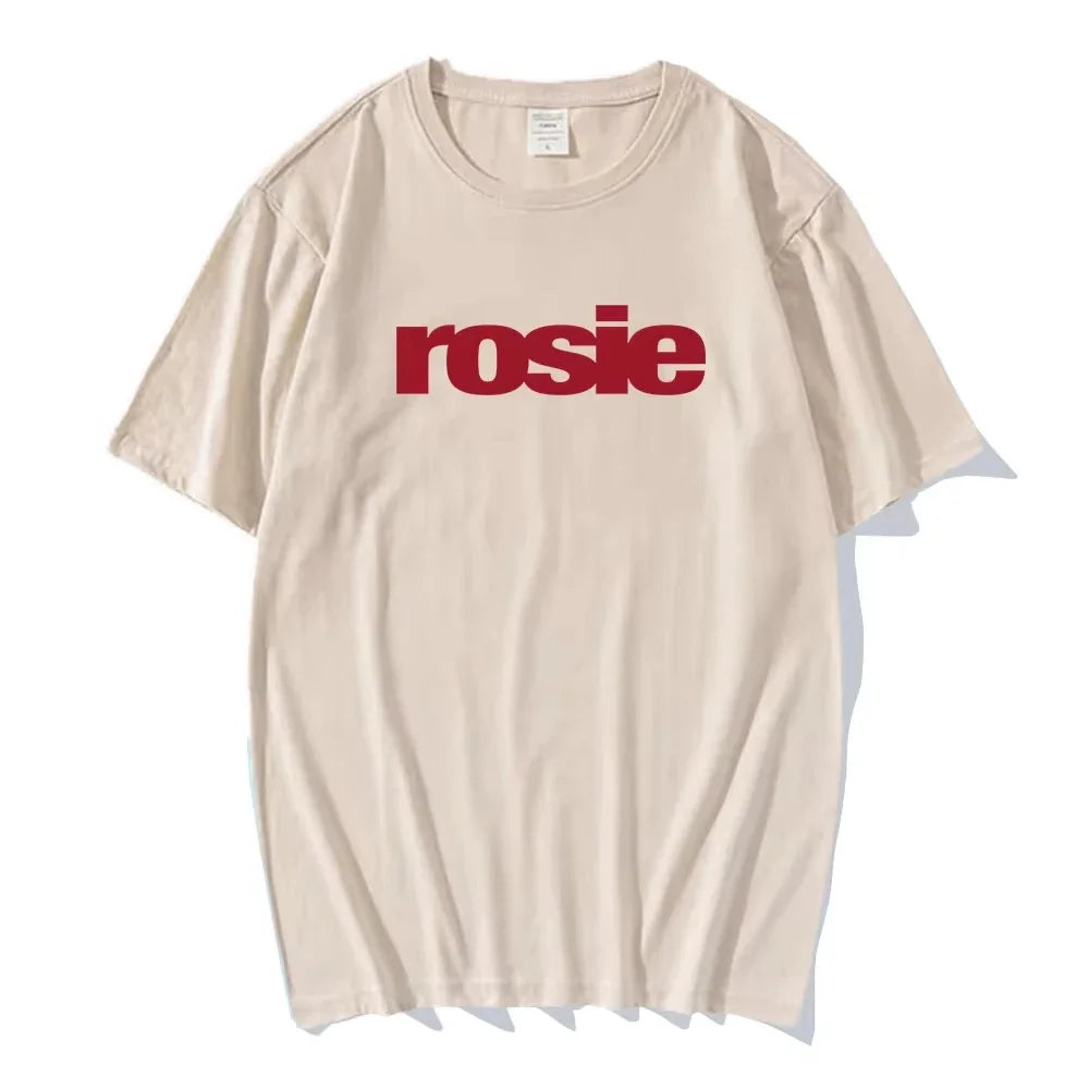 Rosé New Album Number One Girl Same T Shirt Men/women Clothing Harajuku Tops Y2k Unisex High Quality Tees Graphic Clothes