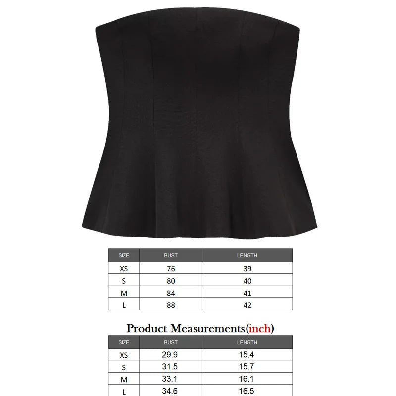 TRAF 2025 Summer Woman Fashion Double Sided Cloth Chest Wrapped Top Casual Slim Sleeveless Camis