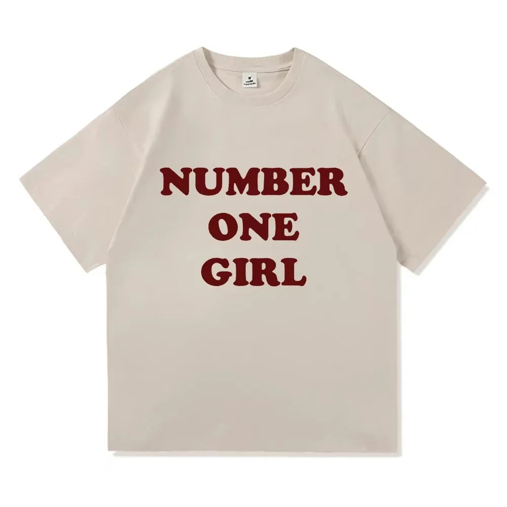 Rosé New Album Number One Girl Same T Shirt Men/women Clothing Harajuku Tops Y2k Unisex High Quality Tees Graphic Clothes