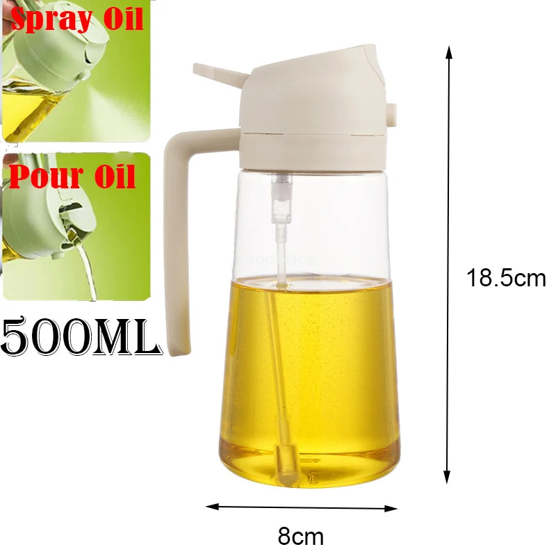 2 in 1 Oil Spray or Pour Duel-Function
