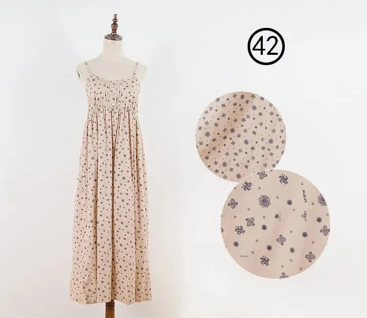 Summer Large Size Long Dress Beach Vacation Floral Dress for Women