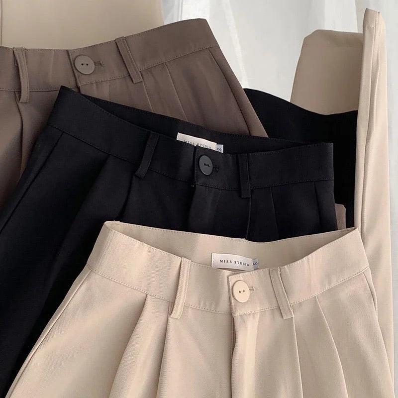 Women Pants Straight Office Ladies
