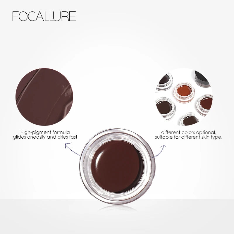 Eyebrow Cream Gel Long-lasting Waterproof With Brushes