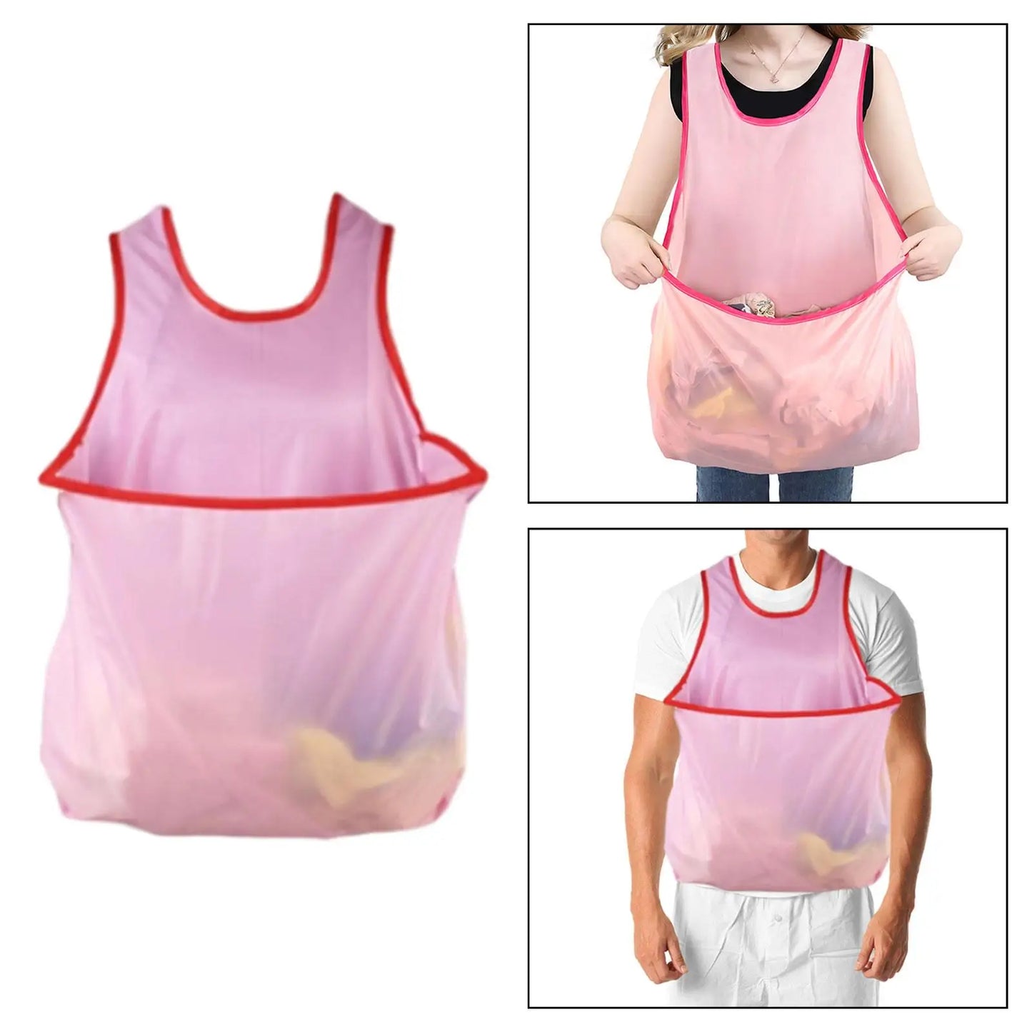 Sleeveless Laundry Portable Dry Clothes Storage