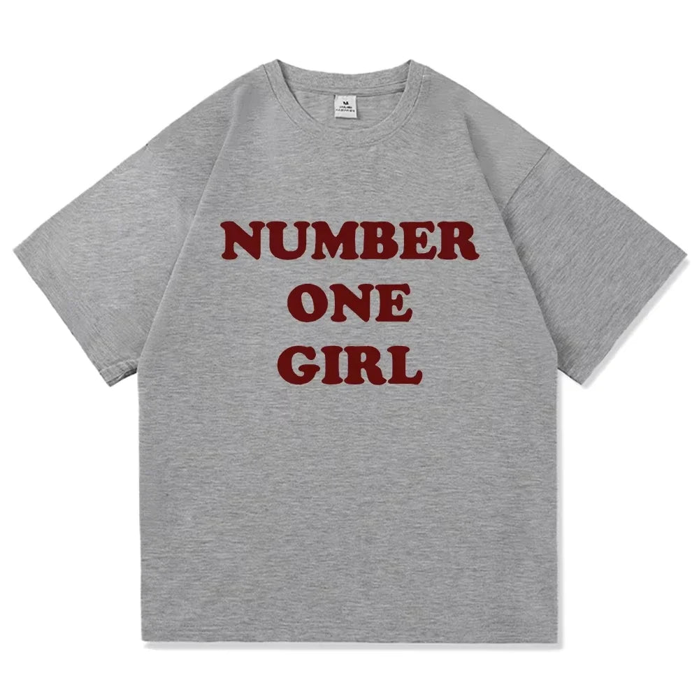 Rosé New Album Number One Girl Same T Shirt Men/women Clothing Harajuku Tops Y2k Unisex High Quality Tees Graphic Clothes
