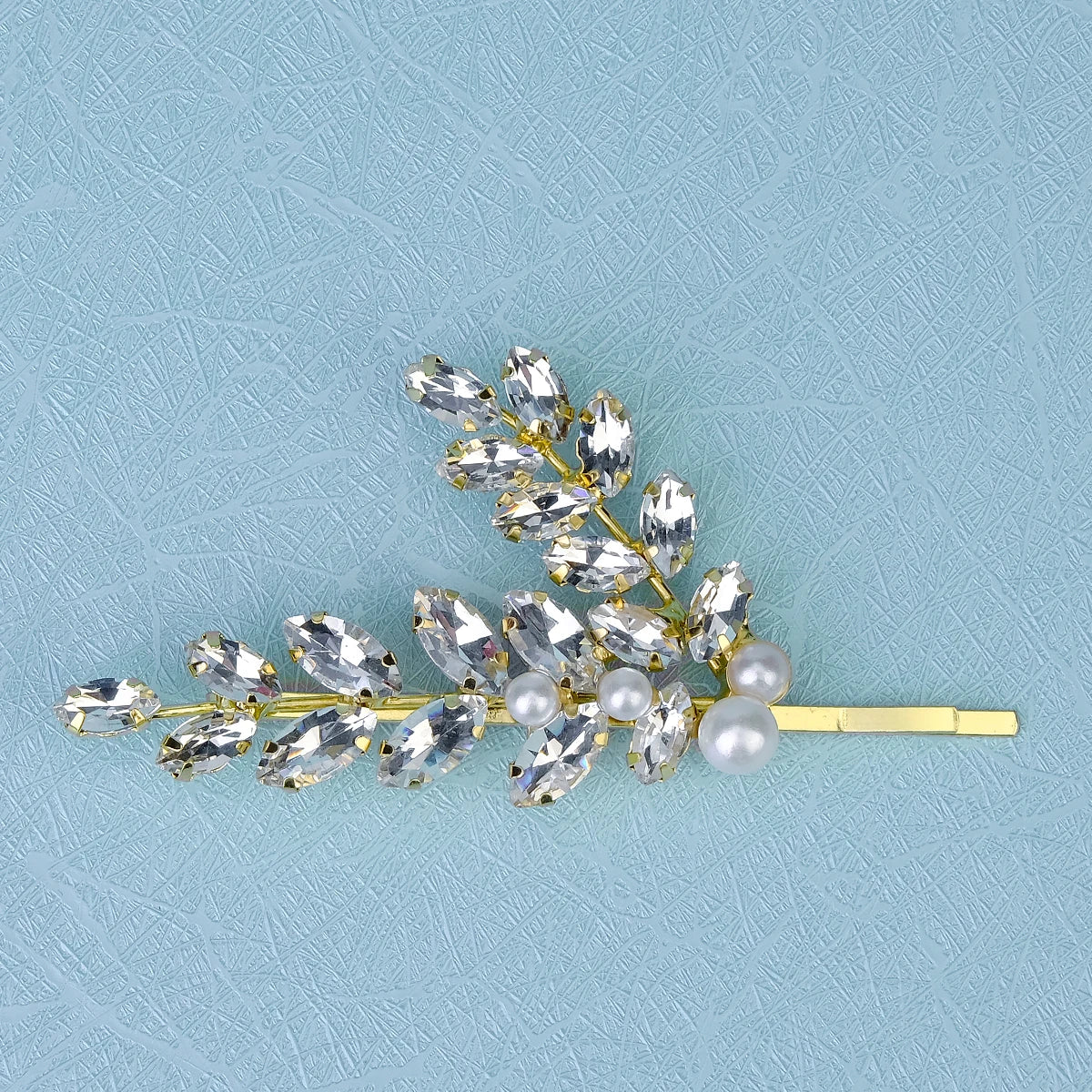 Fashion Bridal Barrettes Clear Crystal Women Hair Ornaments Hair Pins Women Hair Clips Bridal Hair Jewelry Accessories