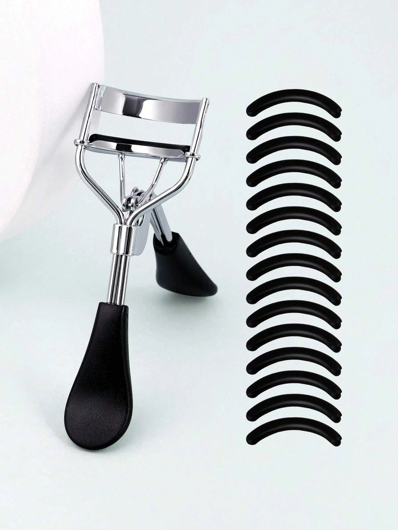 1pcs Eyelash Curler and 15 Silicone Pads Eyelash Curler