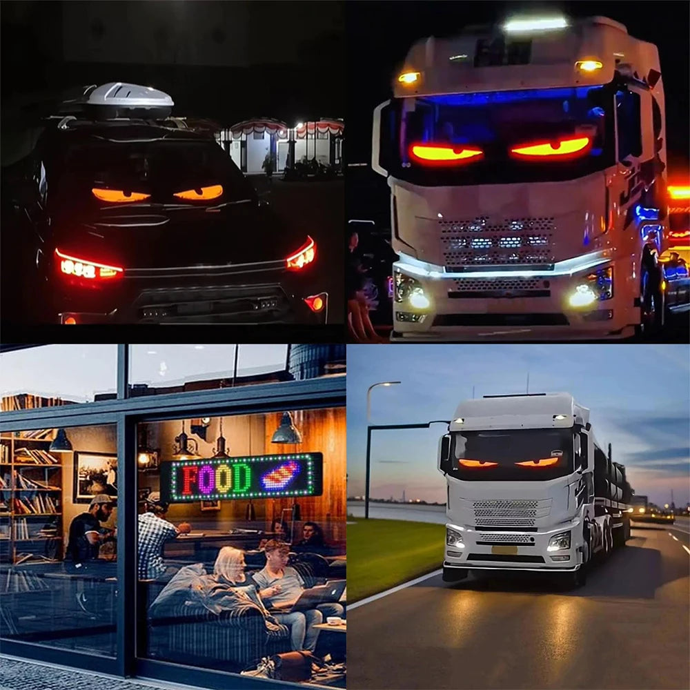 LED Eye Sign Display for Car Truck Accessories