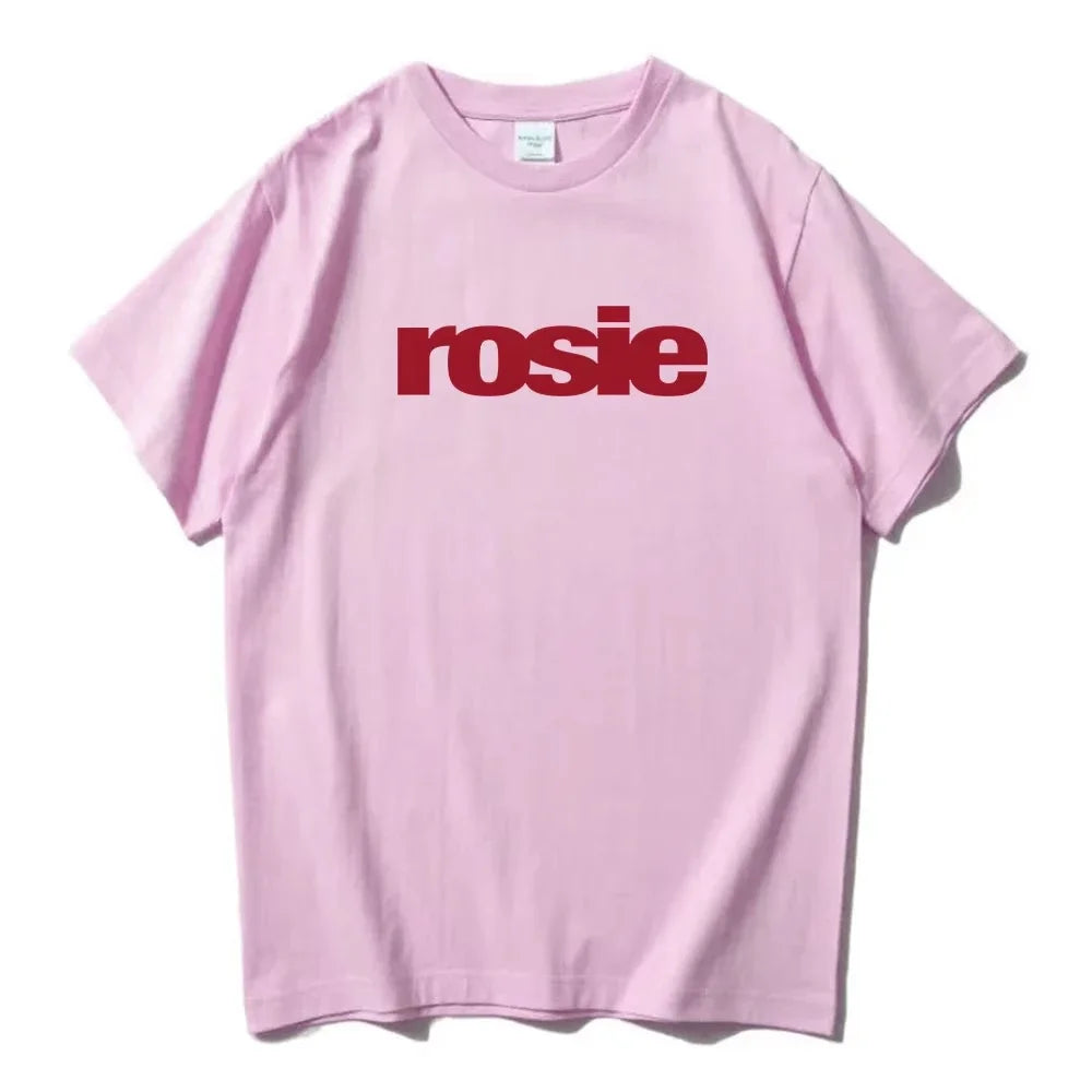 Rosé New Album Number One Girl Same T Shirt Men/women Clothing Harajuku Tops Y2k Unisex High Quality Tees Graphic Clothes