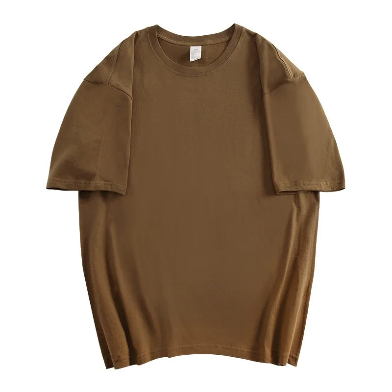 Cotton Women Summer T-shirt Loose Oversized Short-sleeved