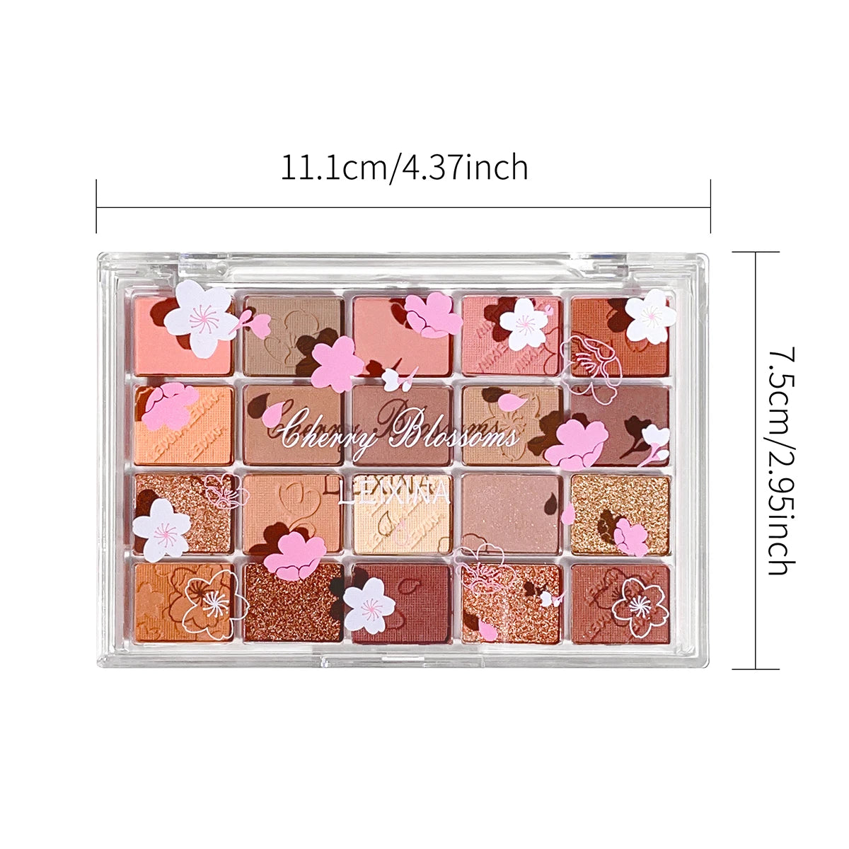 20-Color Eyeshadow Palette – Shimmer & Matte