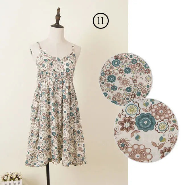 Women Summer Floral Dress Korean Style Stylish