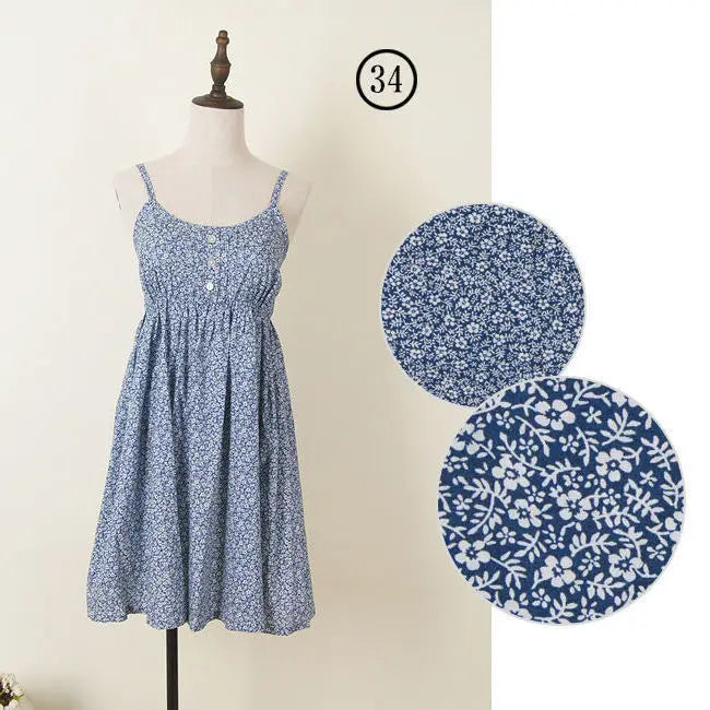 Women Summer Floral Dress Korean Style Stylish