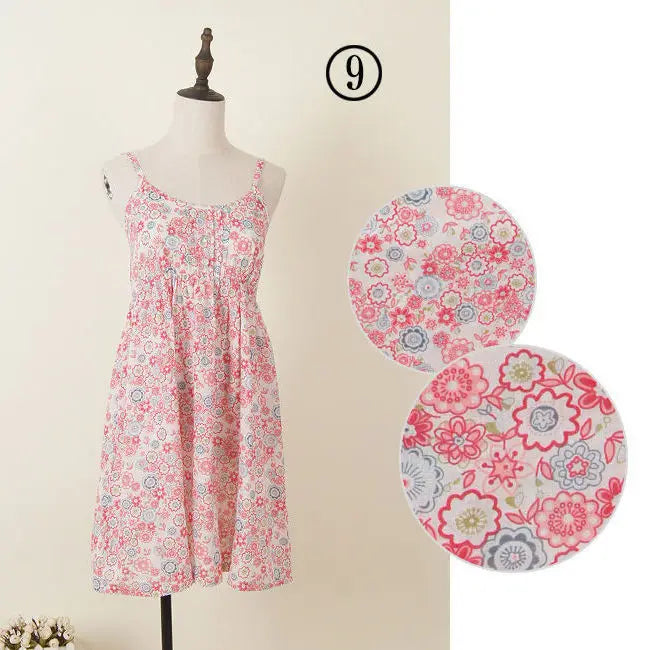 Women Summer Floral Dress Korean Style Stylish