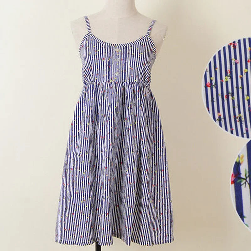 Women Summer Floral Dress Korean Style Stylish