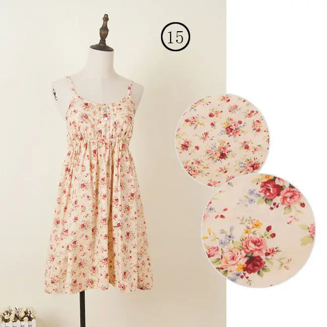 Women Summer Floral Dress Korean Style Stylish