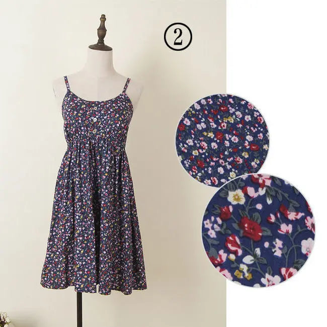 Women Summer Floral Dress Korean Style Stylish
