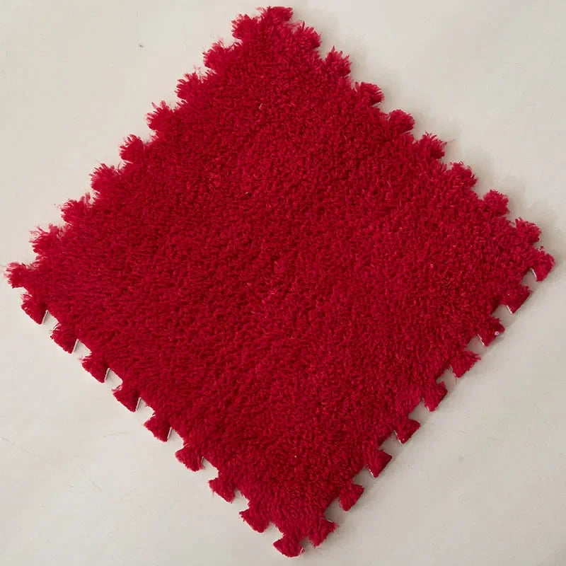 Soft Plush Mat Puzzle Carpet Warm Playmat