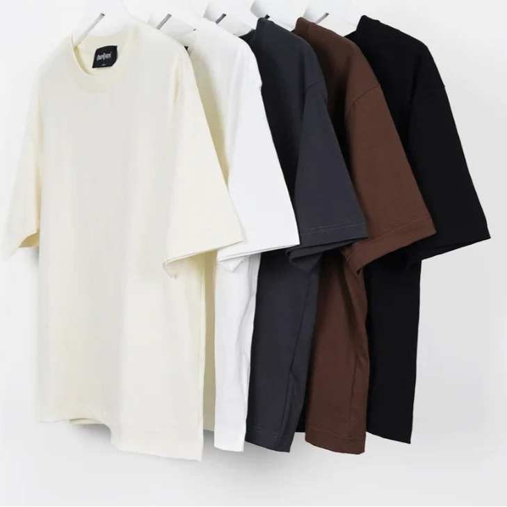 Cotton Women Summer T-shirt Loose Oversized Short-sleeved