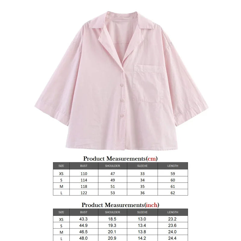 Woman Short Sleeve Oversized Shirts
