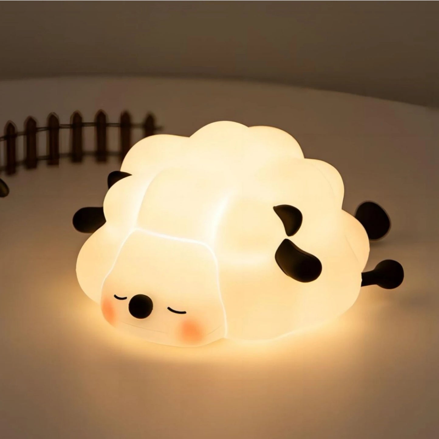 Squishy Night Lamp Fox Rabbit Nightlight With Touch Sensor
