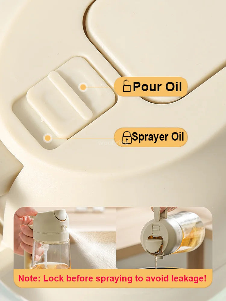 2 in 1 Oil Spray or Pour Duel-Function