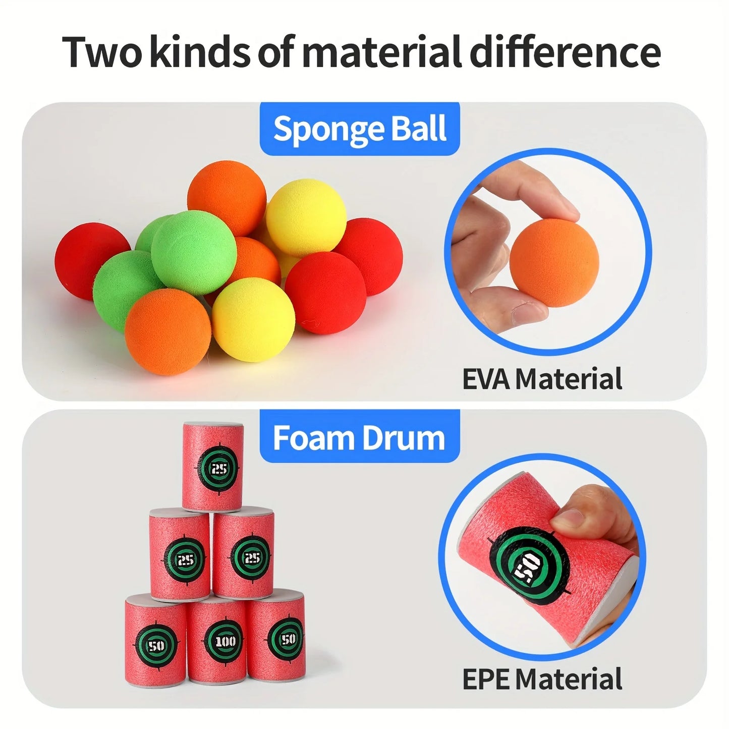 Soft Bullet Target Practice Toys for Children