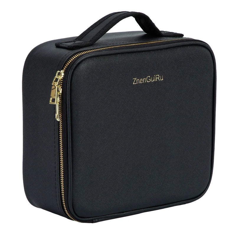 Cosmetic Bag with Mirror Travel Friendly for Ladies