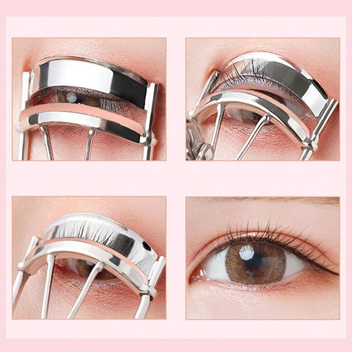 1pcs Eyelash Curler and 15 Silicone Pads Eyelash Curler
