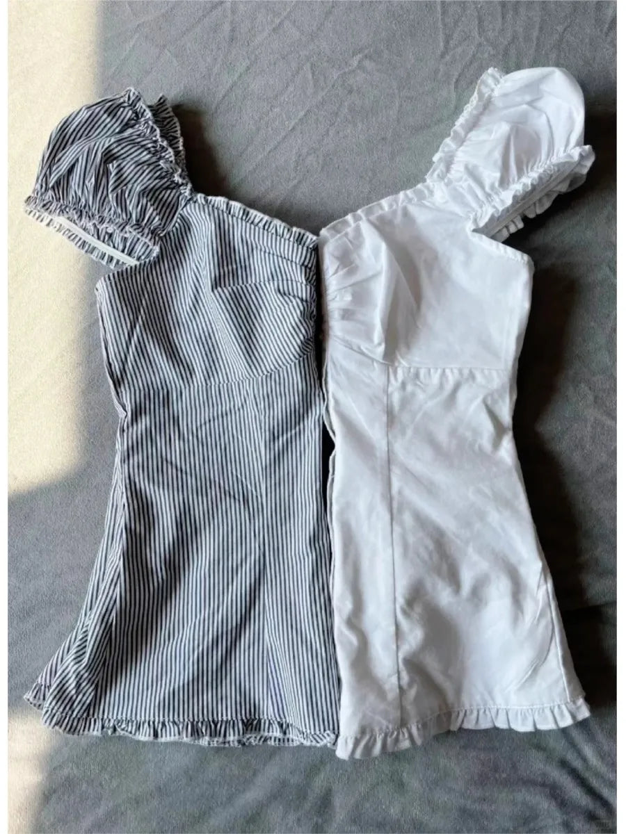 Women Summer Blouse Top Small Waisted