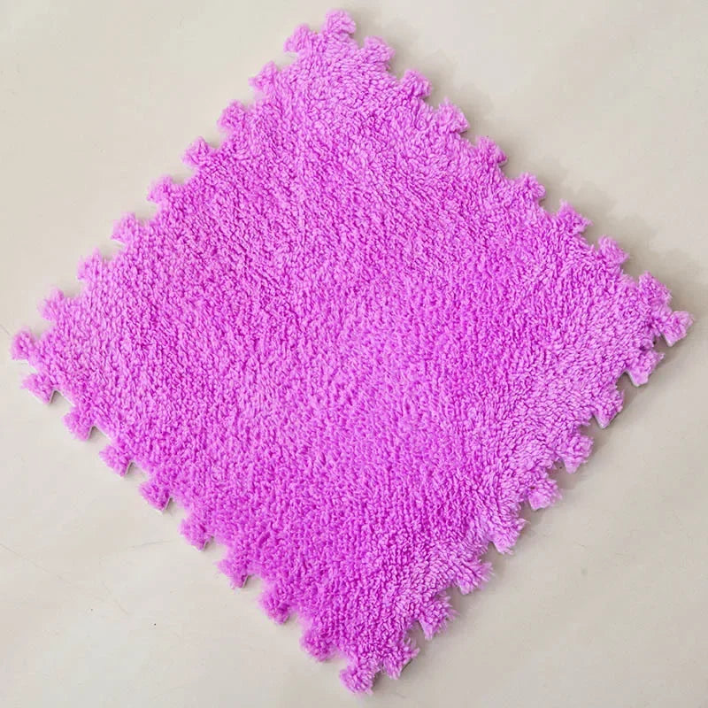 Soft Plush Mat Puzzle Carpet Warm Playmat