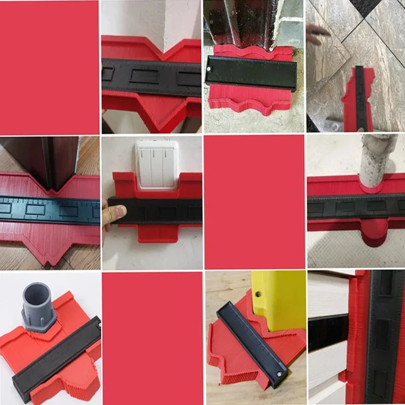 Contour Gauge Line Copier Ruler Cutting & Measuring Tool