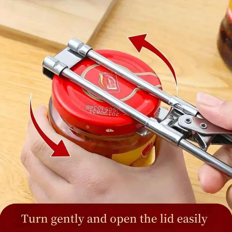 Lids Off Jar Opener Stainless Steel