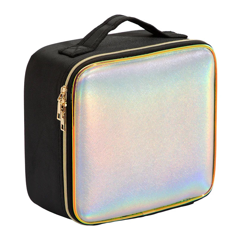 Cosmetic Bag with Mirror Travel Friendly for Ladies