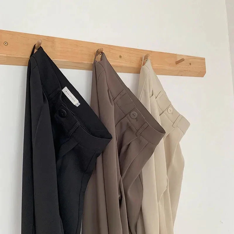 Women Pants Straight Office Ladies