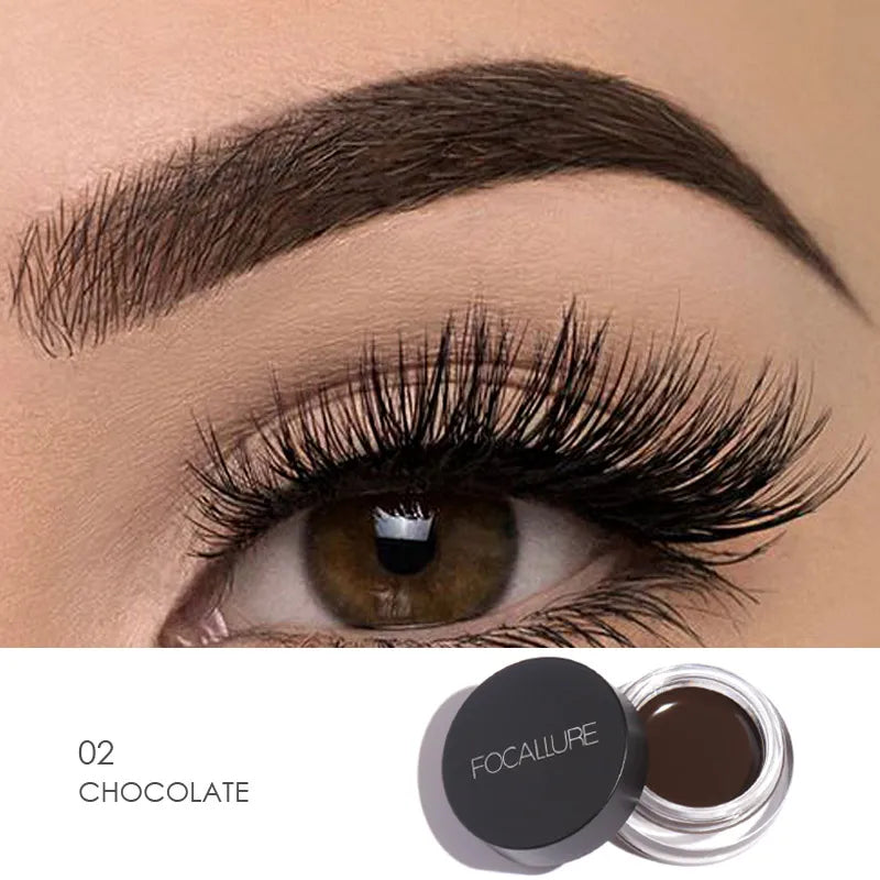 Eyebrow Cream Gel Long-lasting Waterproof With Brushes
