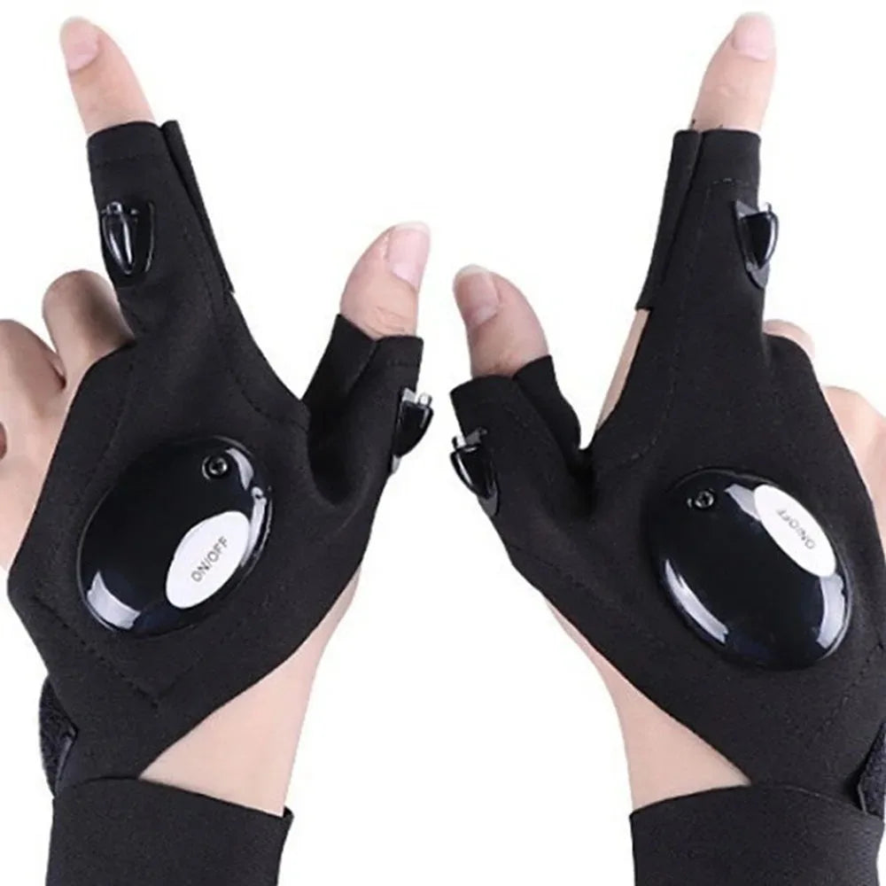 Glove With Lights Tool Gadgets for Repair