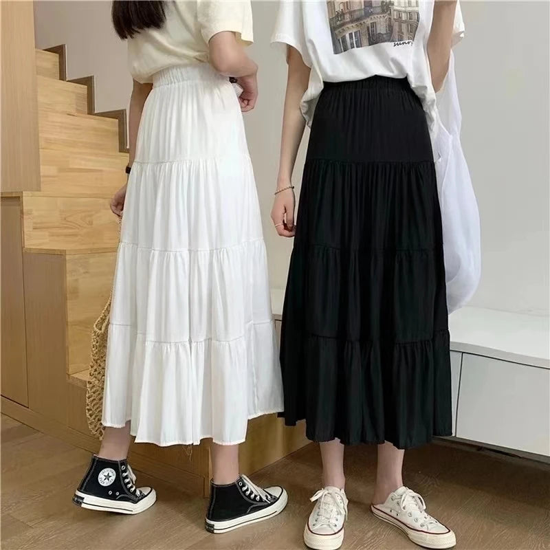 Women Elegant High Waist Skirts