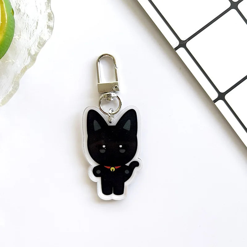 10CM Pop-up Store Doll Keychain ANITEEZ Cartoon Cute Plush Pendant Keyring Bag Accessories Kpop Yunho Yeosang Fans Gifts