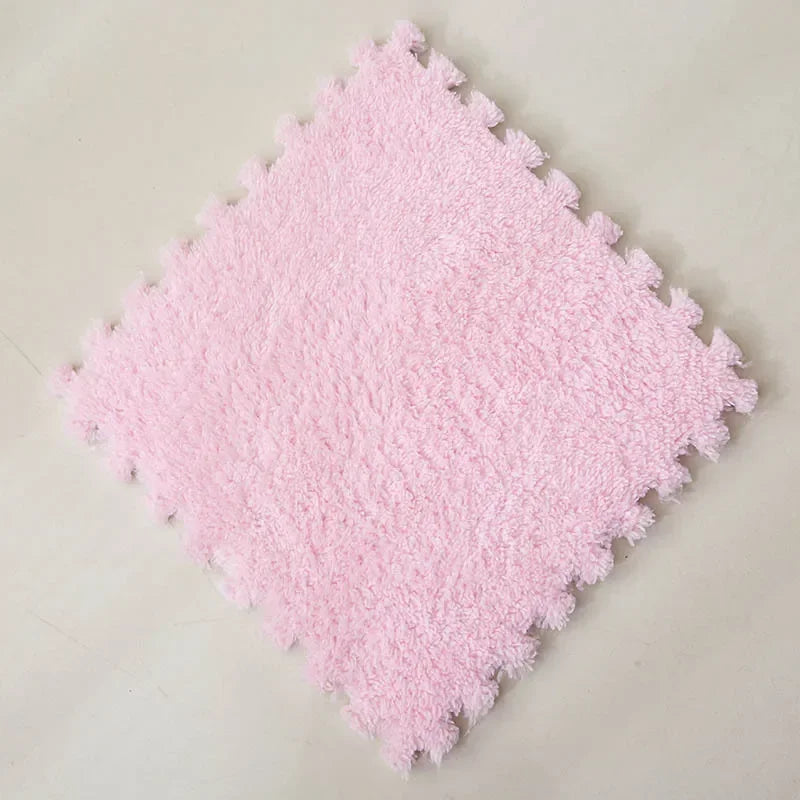 Soft Plush Mat Puzzle Carpet Warm Playmat
