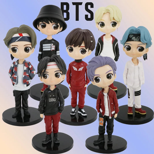 7Pcs Kpop Star Model Figures  BT21