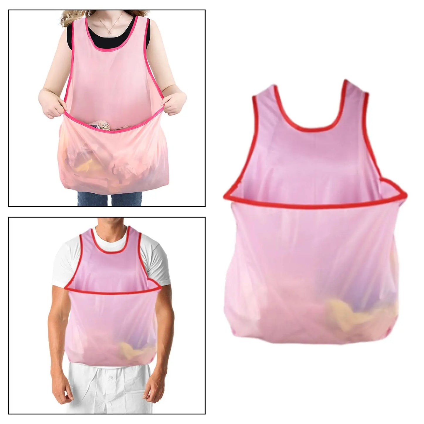 Sleeveless Laundry Portable Dry Clothes Storage