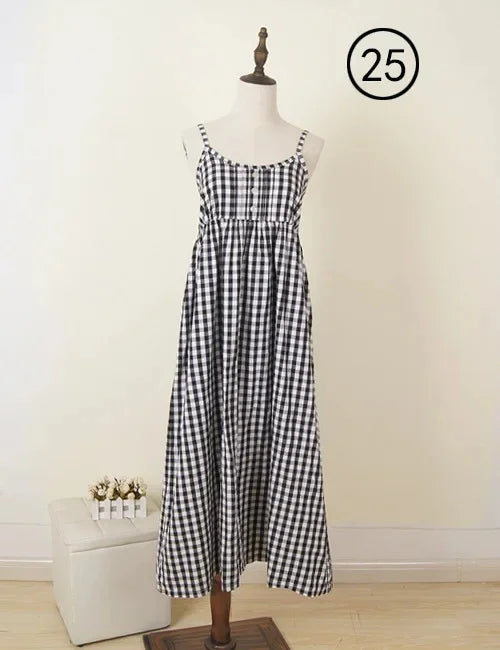 Summer Large Size Long Dress Beach Vacation Floral Dress for Women