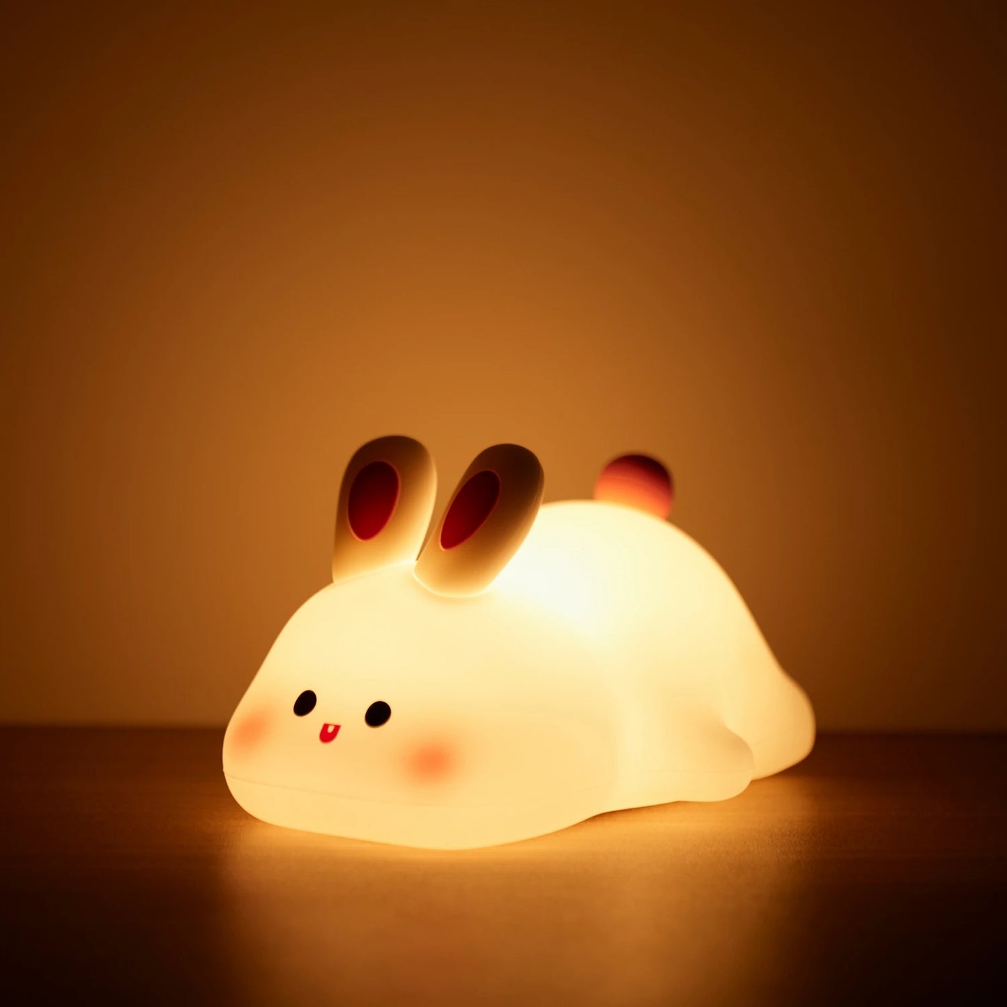 Squishy Night Lamp Fox Rabbit Nightlight With Touch Sensor