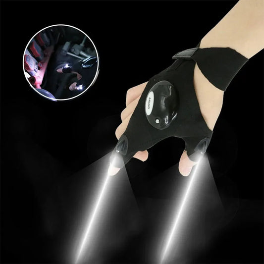 Glove With Lights Tool Gadgets for Repair